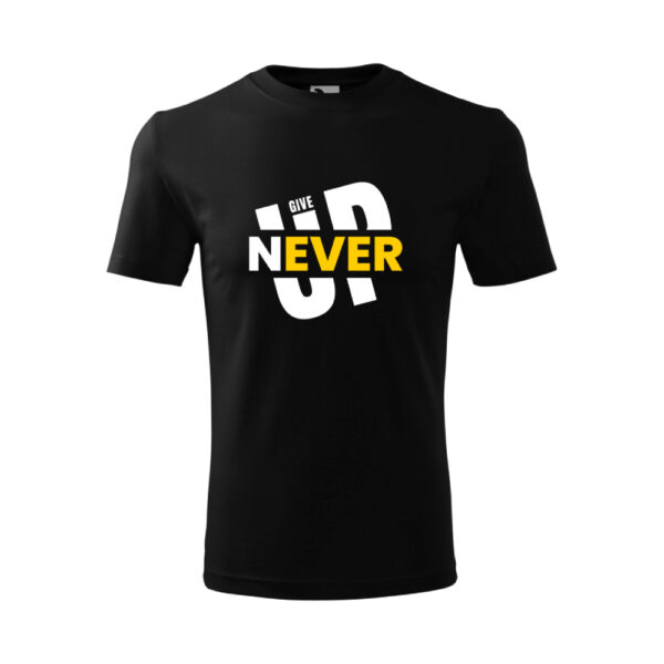 Never Give Up! férfi póló